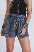 Petal Drift Shorts - Black