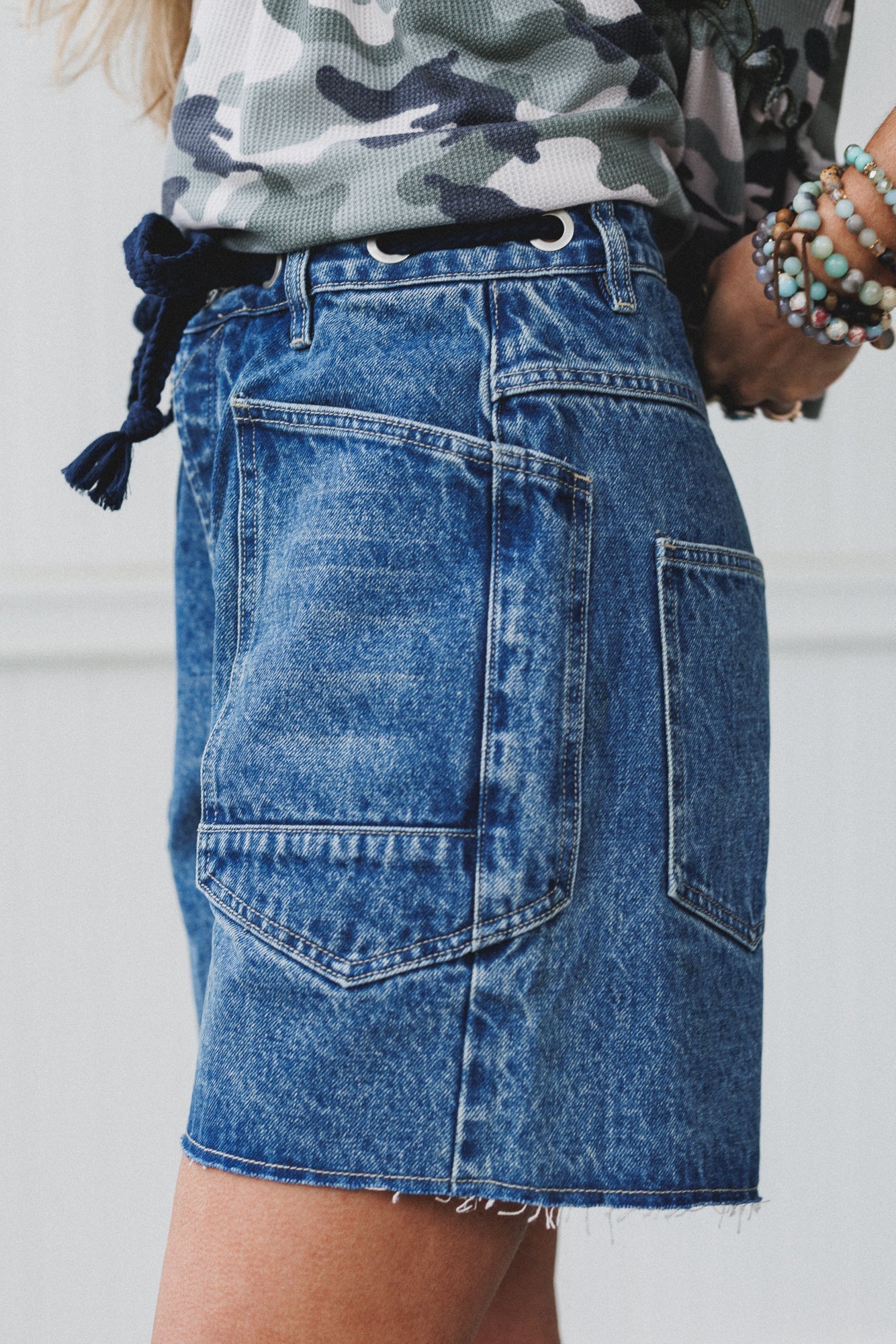 Faded Glory Denim Shorts - Medium Wash