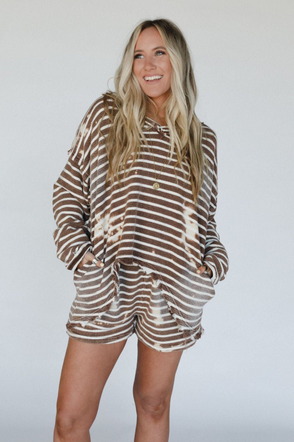 Sunray Stripes Set - Brown